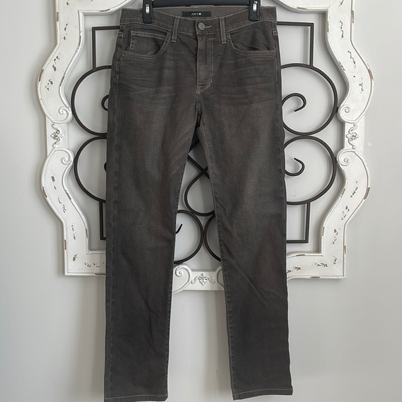 ANTHROPOLOGIE JOE'S JEANS THE BRIXTON STRAIGHT+NARROW FIT JEANS ARMY GRN SIZE 31 - Picture 1 of 8